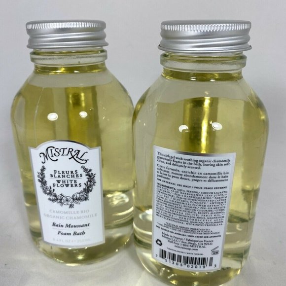 Mistral White Flowers Foam Bath 8.4oz